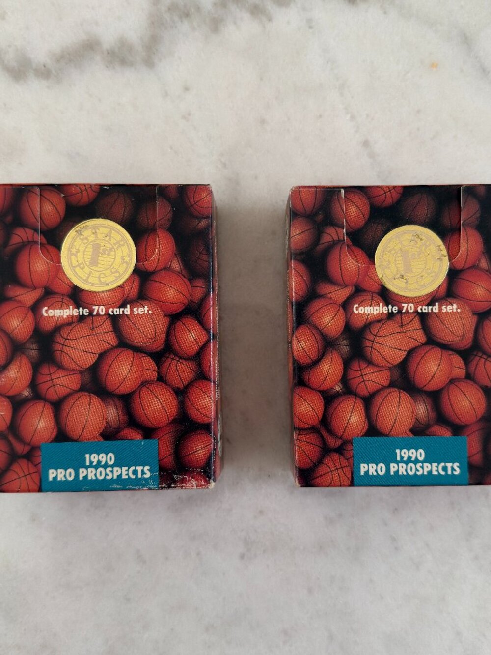 1990 STAR PICS PRO PROSPECTS SEALED BASKETBALL CARD SET LOT OF 2